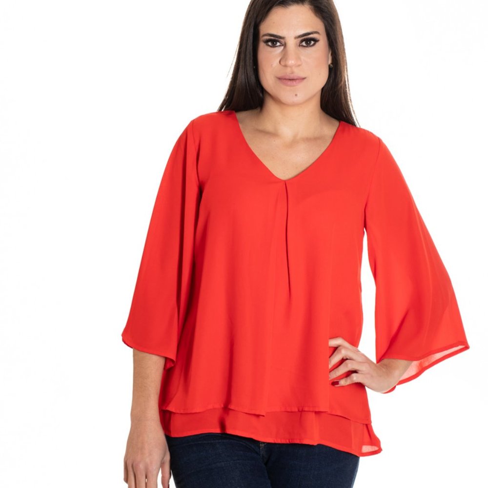 VECCELI Italy Women's Milano Super Luxe Fabulous Fashion Tee Top